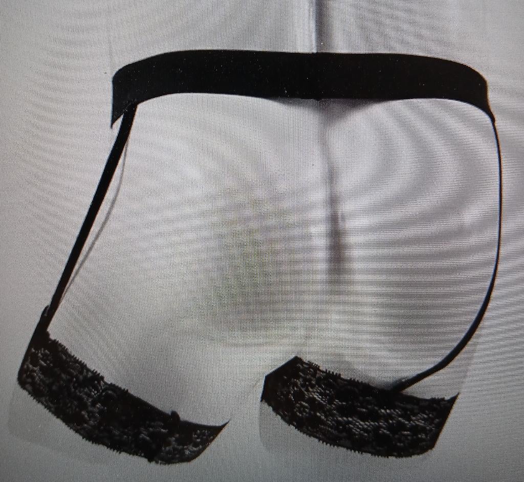 lingerie heren kant    (069), Ophalen of Verzenden, Zwart, Overige typen