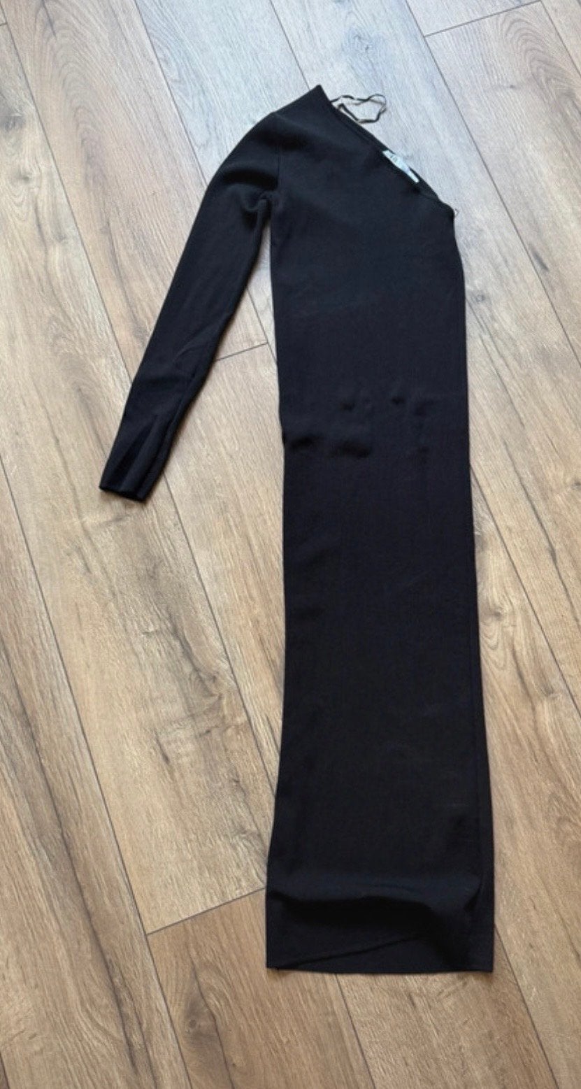 Zwarte Zara jurk met lange mouwen, Maat 38/40 (M), Zwart, Nieuw, Ophalen of Verzenden