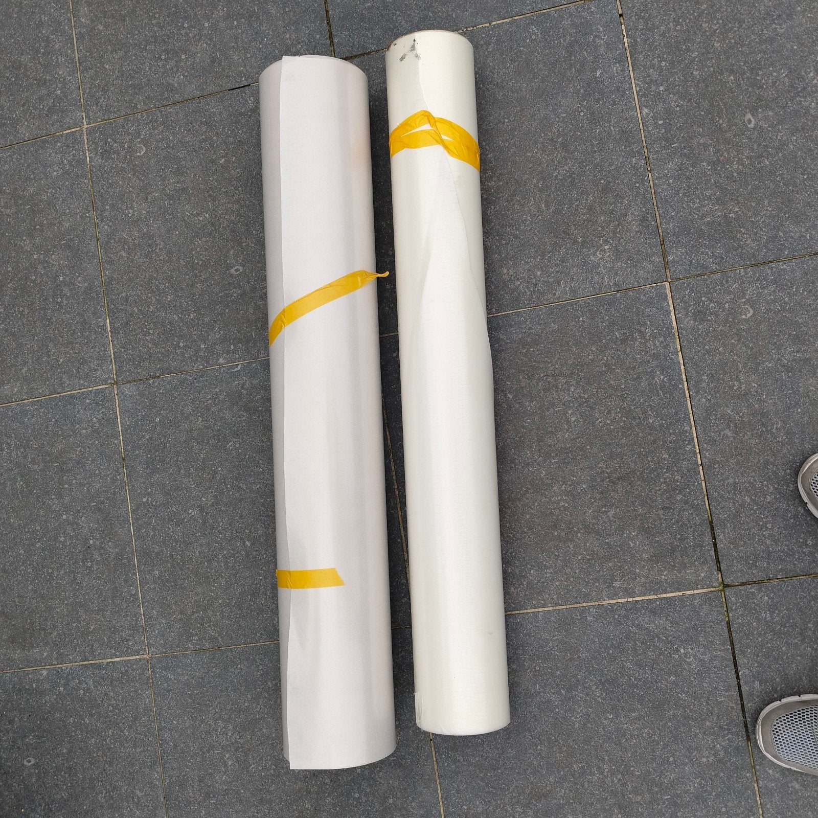 Afplak loper geplastificeerd vezel - 85 meter, Ophalen of Verzenden, Nieuw
