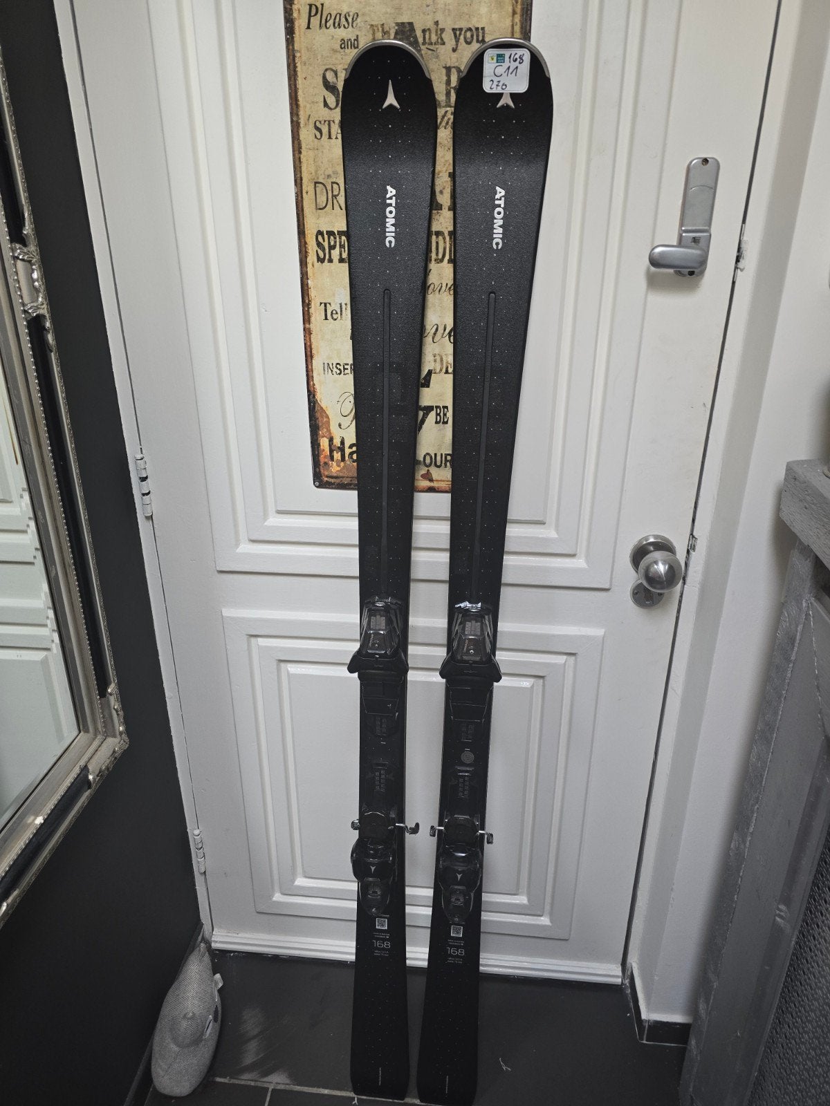 168cm ATOMIC CLOUD C11 DAMES GEVORDERD SKIS TOP CONDITIE, 160 tot 180 cm, Ophalen of Verzenden, Zo goed als nieuw, Carve