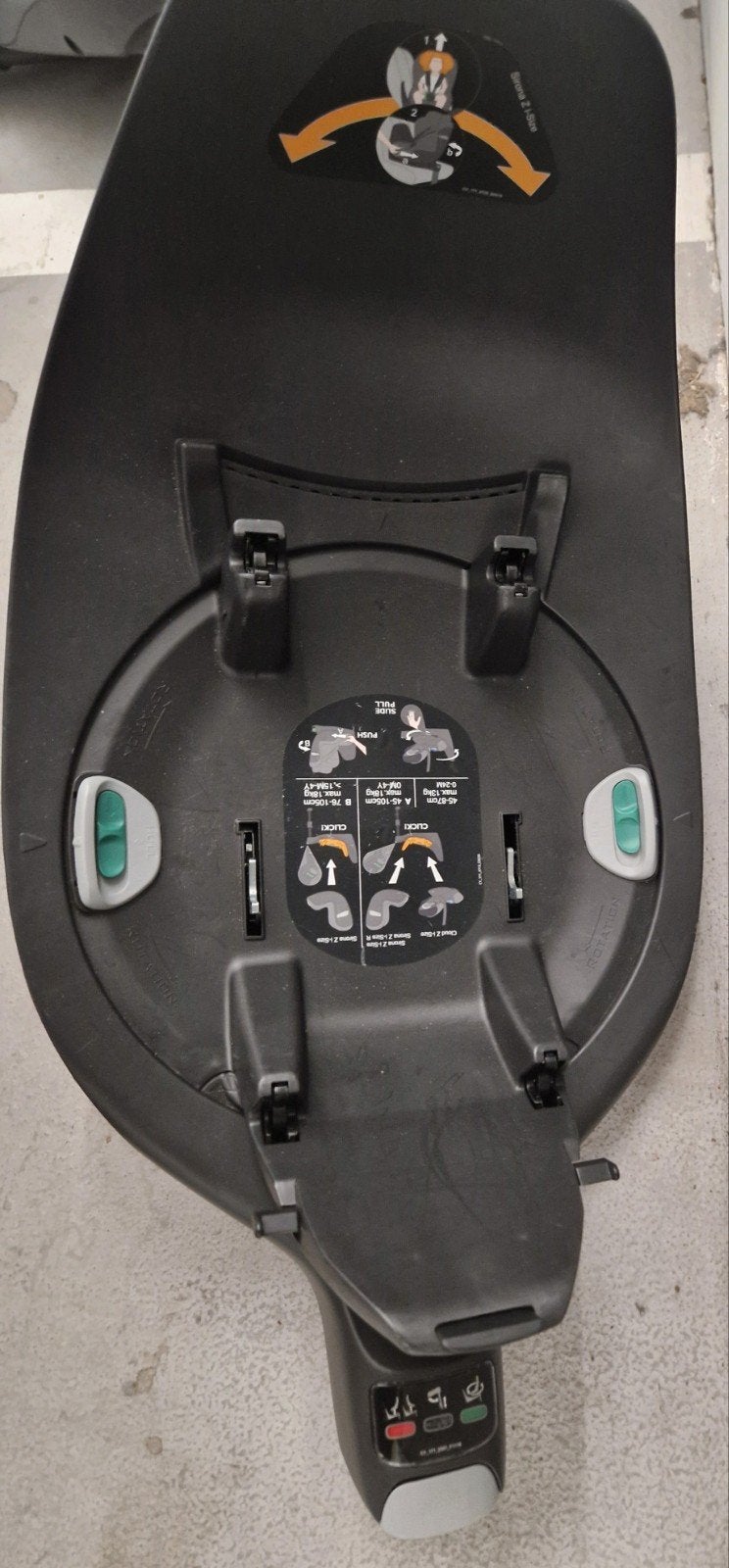 cybex base z zwart, Overige merken, Ophalen of Verzenden, Zo goed als nieuw, Isofix