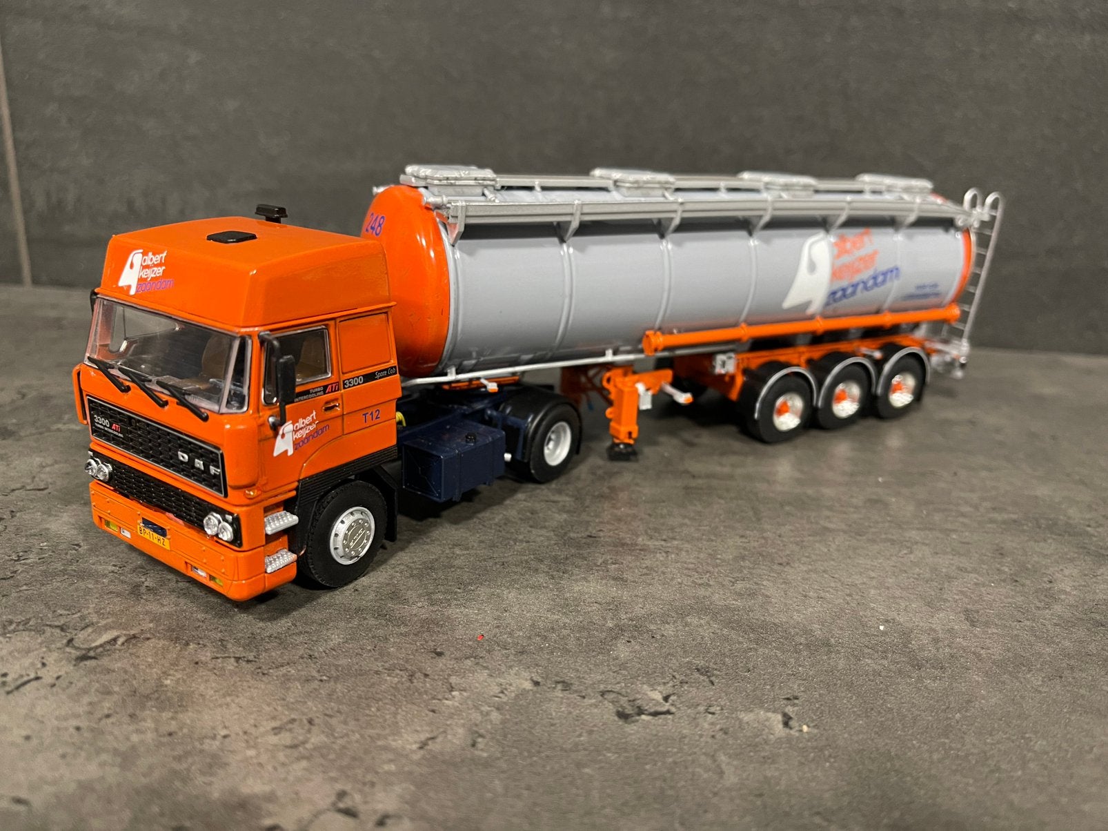 Mooie WSI Daf SC 3300 tankoplegger Albert Keijzer Zaandam, Ophalen of Verzenden, Zo goed als nieuw, Bus of Vrachtwagen, Wsi