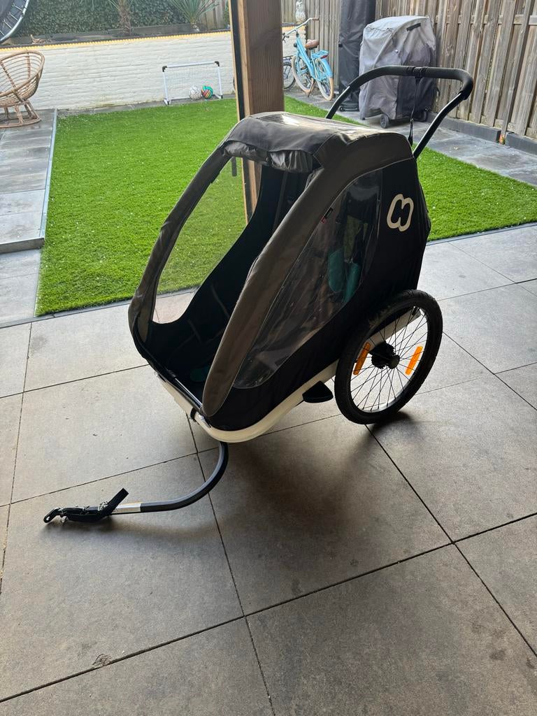 Hamax Kinderfietskar Traveller, Ophalen, Gebruikt, Opvouwbaar, Kinderkar