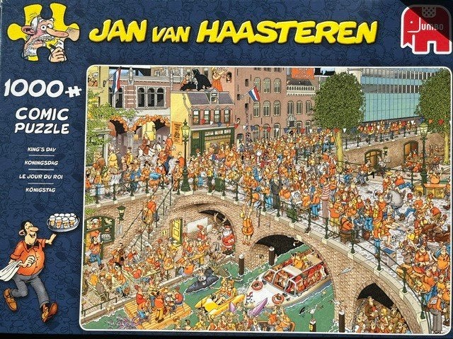 Foto 4 van GERESERVEERD Jan van Haasteren puzzels 1000 stukjes