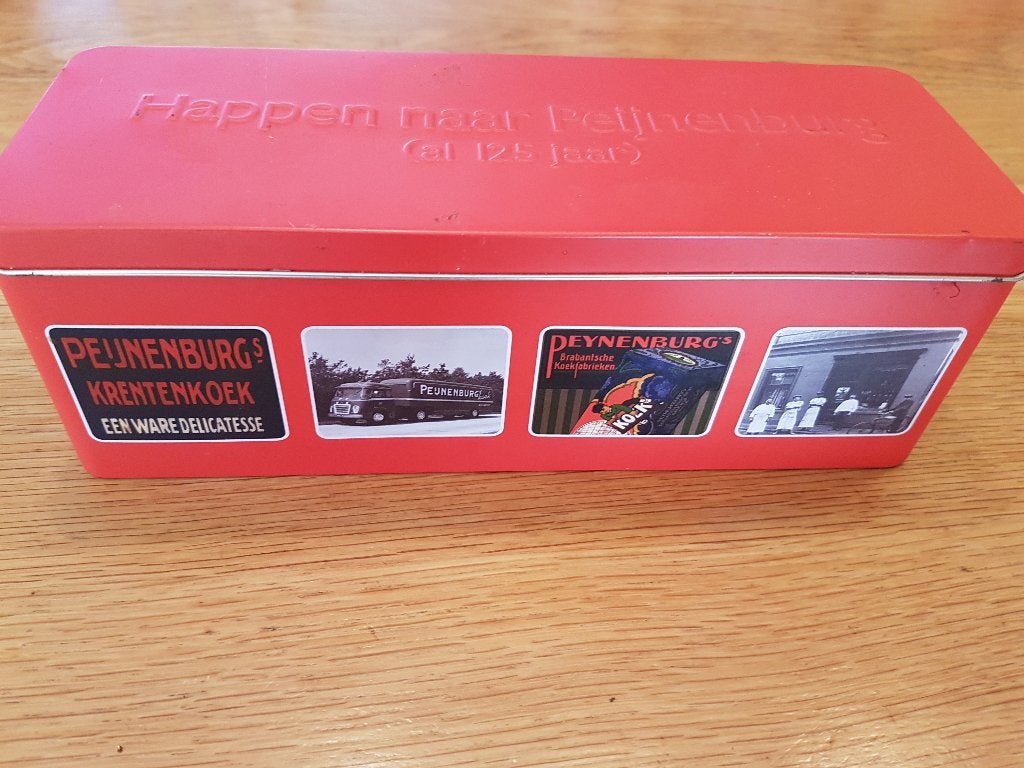 rood blik, happen naar Peijnenburg al 125 jaar, Ophalen of Verzenden, Overige