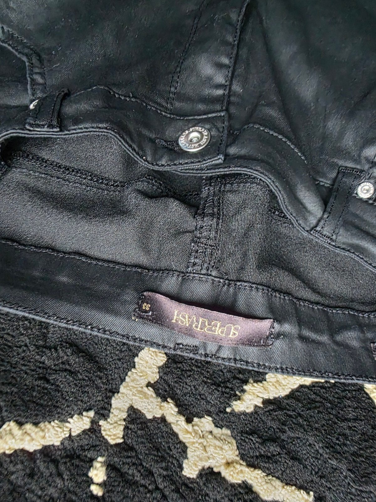 Superttrash Peppy Black Skinny Jeans W33, Supertrash, Zwart, Ophalen of Verzenden, Zo goed als nieuw