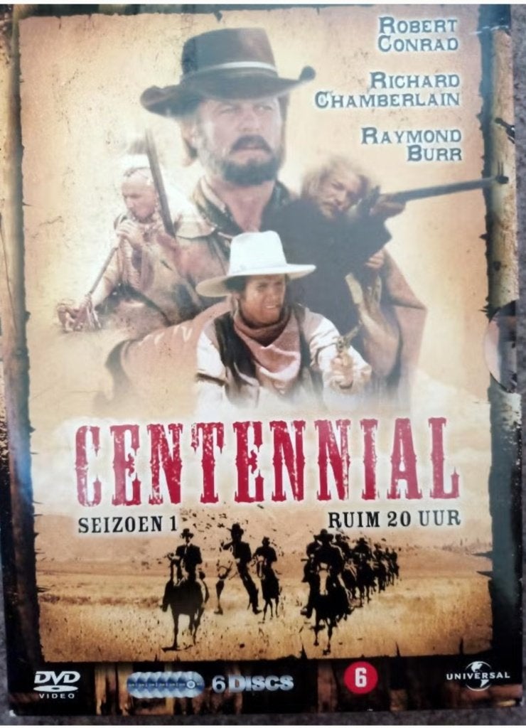 Centennial miniserie 6dvd IMDb 8.3 Western Cowboy, Boxset, Ophalen of Verzenden, Zo goed als nieuw, Actie en Avontuur