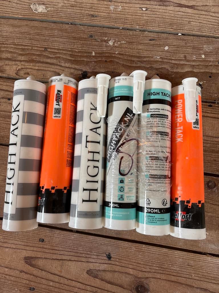 Lijmkit High Tack en Power Tack, Ophalen of Verzenden, Zo goed als nieuw, Overige typen