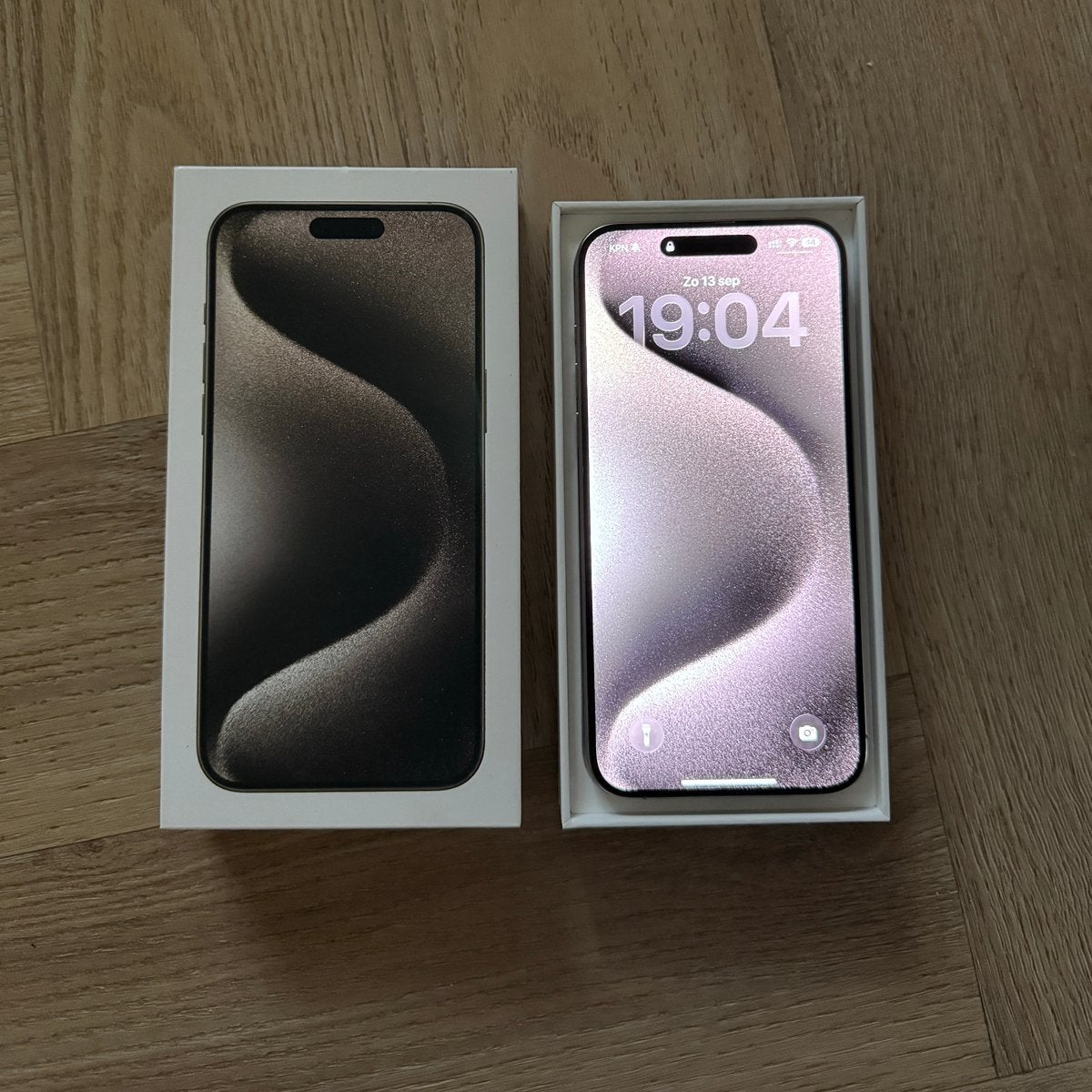 Iphone 15 pro max titanium, IPhone 15 Pro Max, Zo goed als nieuw, 87 %, Grijs