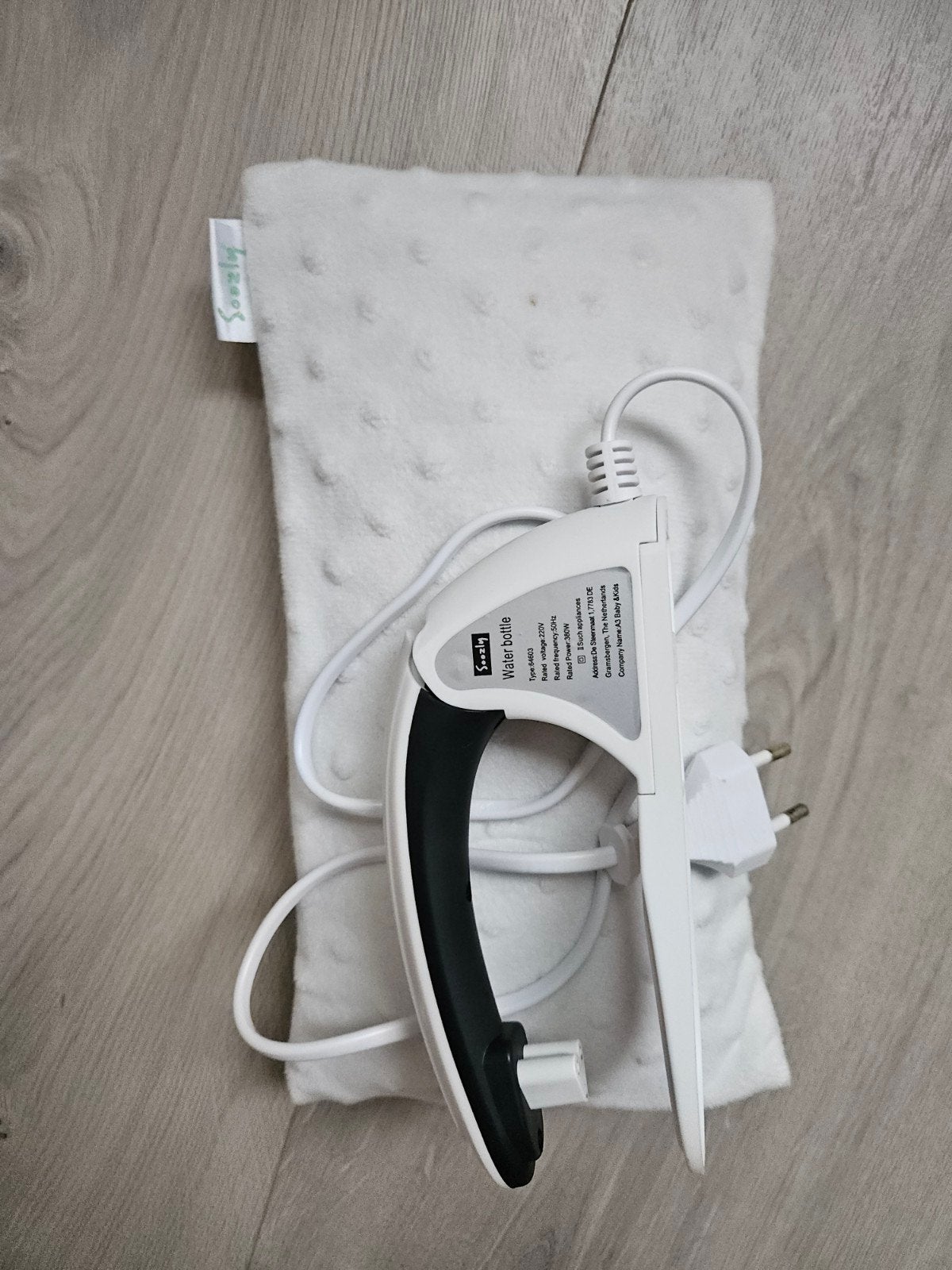 Soozly elektrische kruik - ideaal voor baby's en koude dagen, Kinderen en Baby's, Ophalen of Verzenden, Gebruikt