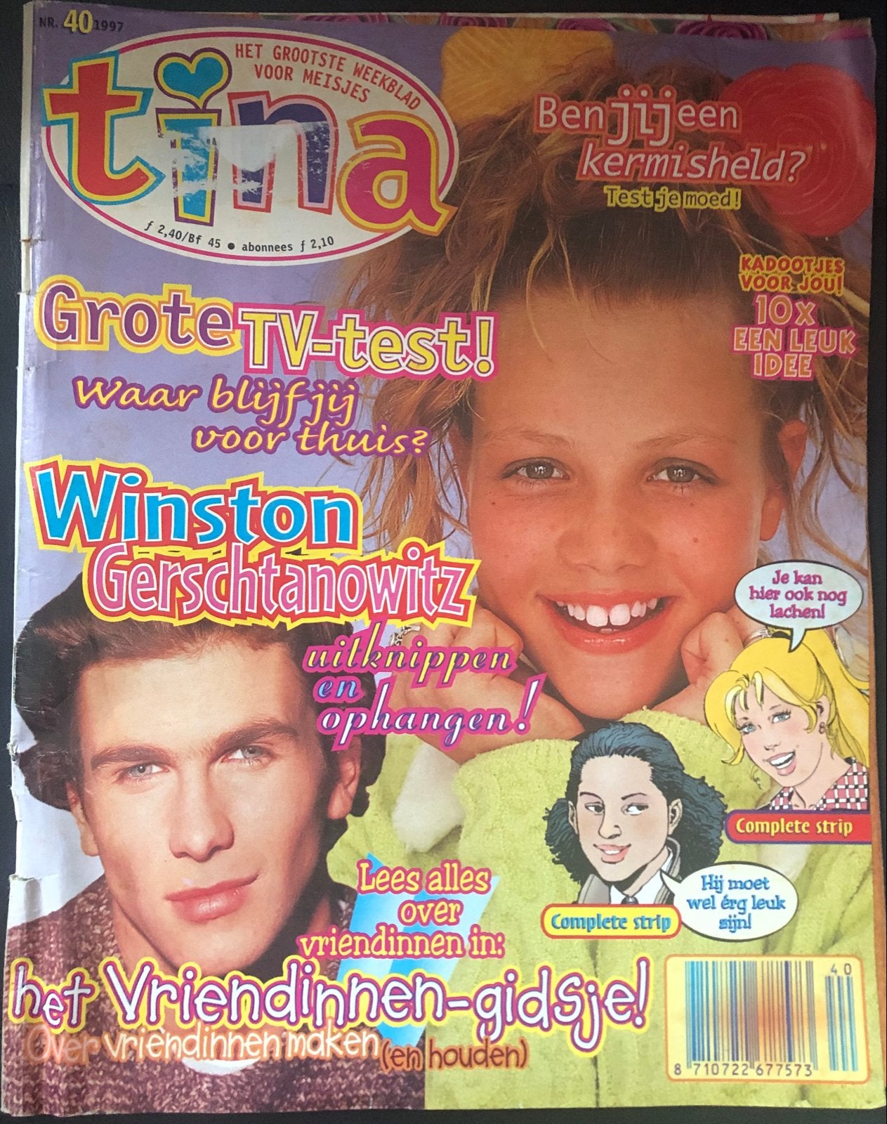 Tina Magazine Nr. 40, 1997 - Winston Gerschtanowitz, Verzamelen, Ophalen of Verzenden, Boek, Tijdschrift of Artikel