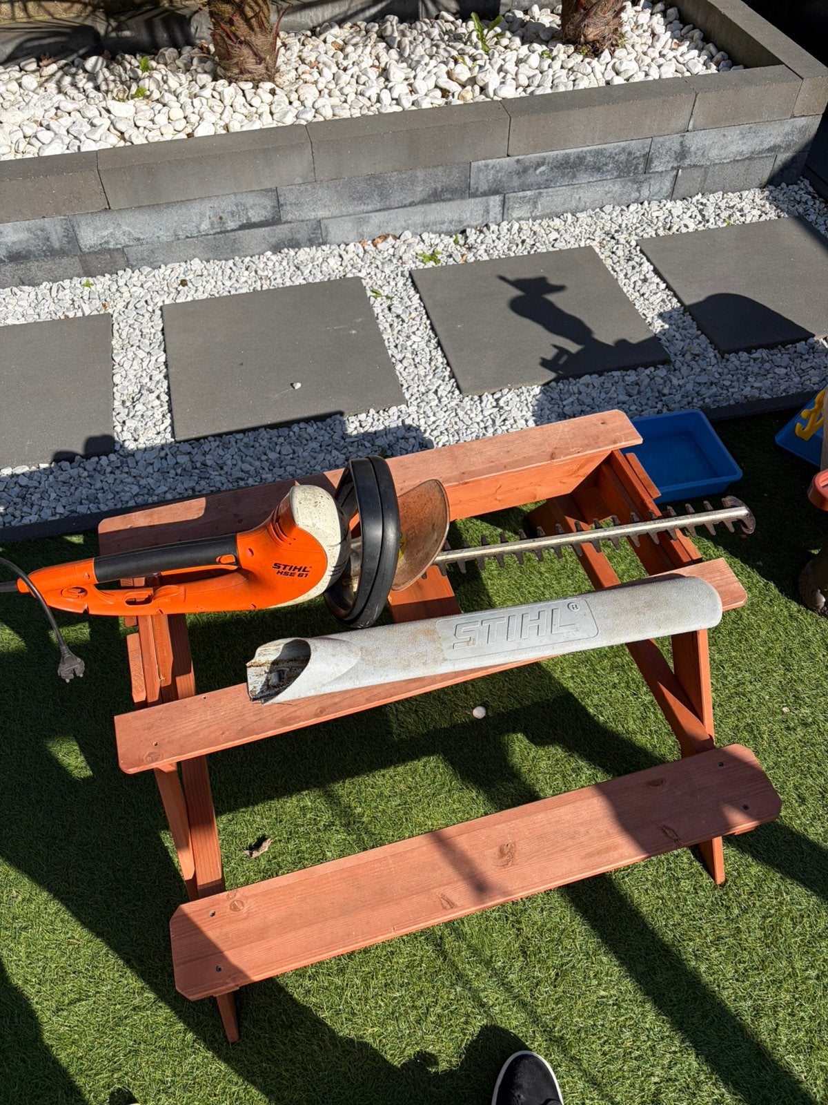 Stihl heggenschaar, Ophalen, Gebruikt, Elektrisch