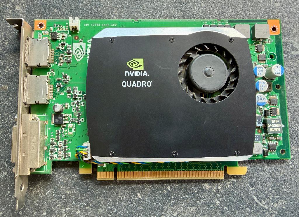 Nvidia Quadro FX580 512mb, Ophalen, Gebruikt, GDDR3, DVI