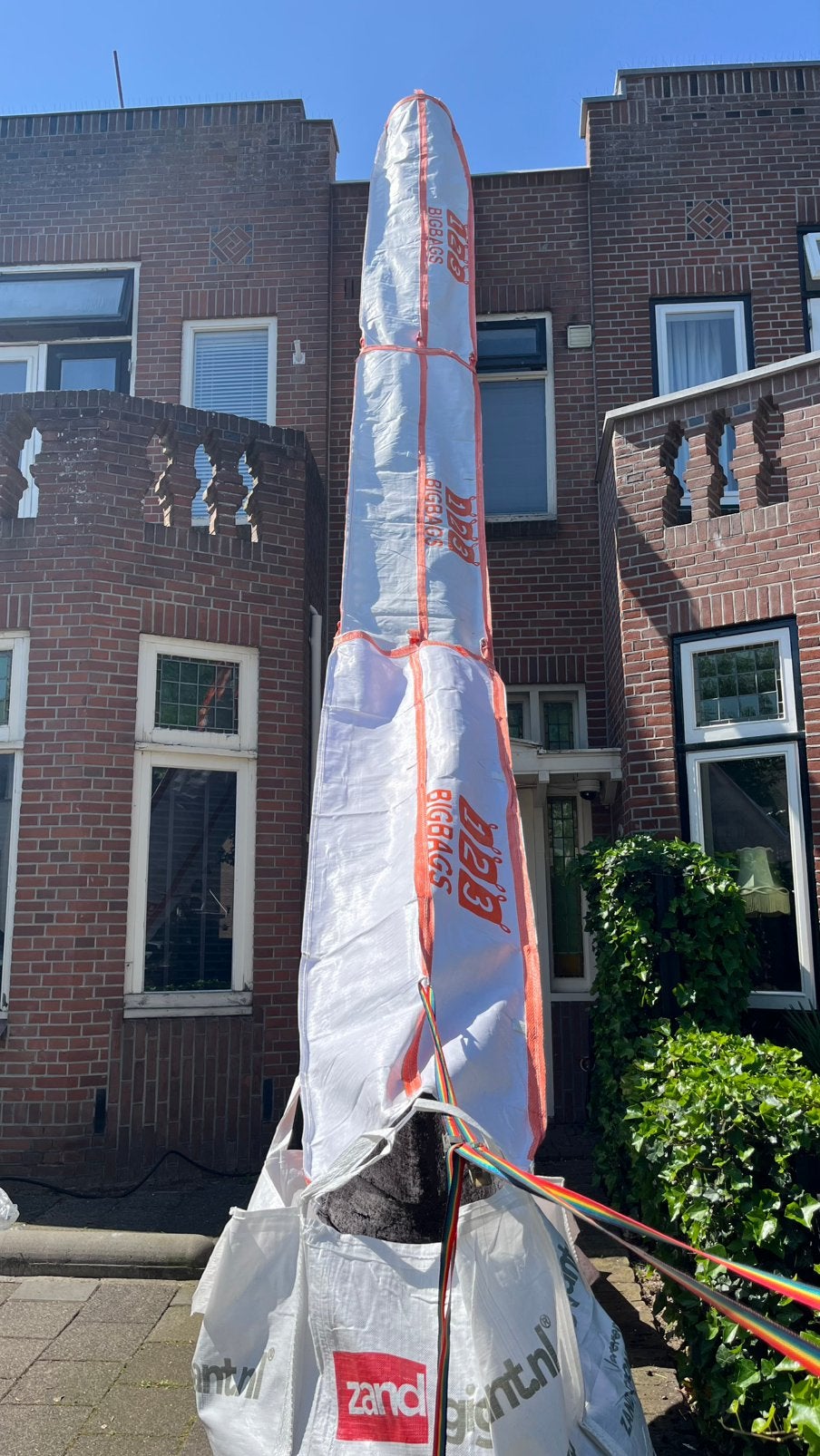 Stortslurf 9 meter met trechter, Ophalen, Gebruikt