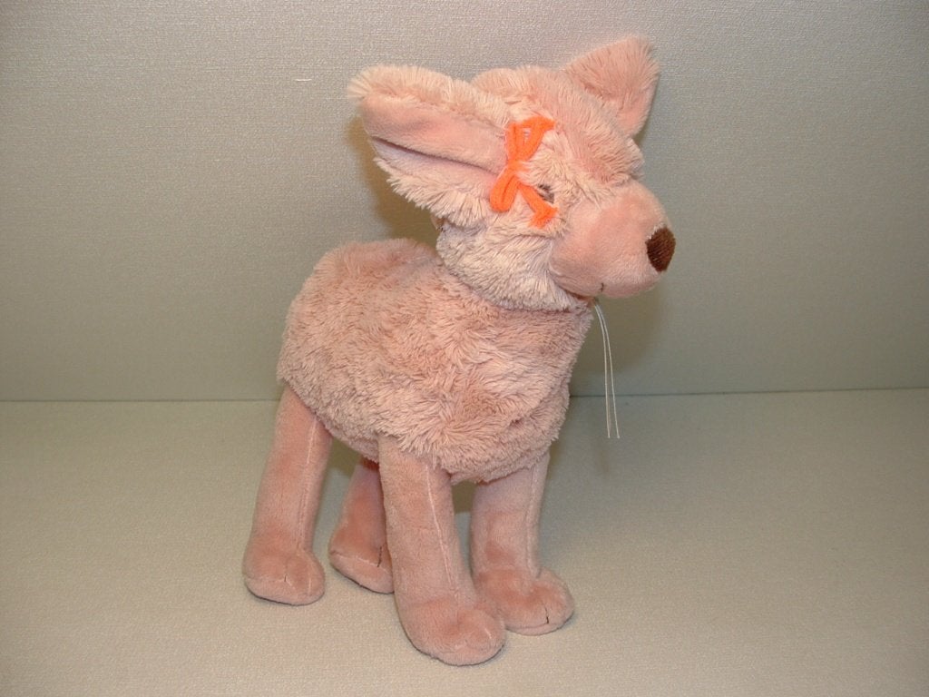 HAPPY HORSE HOND DOG DANA PLUCHE WOLLIG ROZE MET, Verzenden, Nieuw, Overige typen