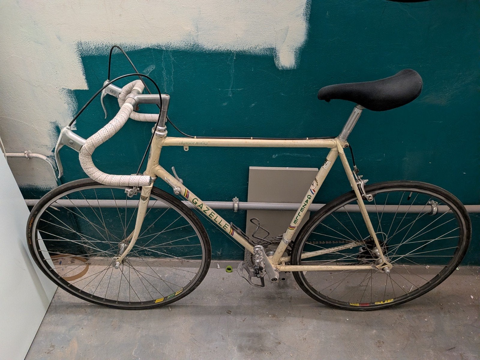 Gazelle champion mondial retrokoersfiets 1982, Ophalen