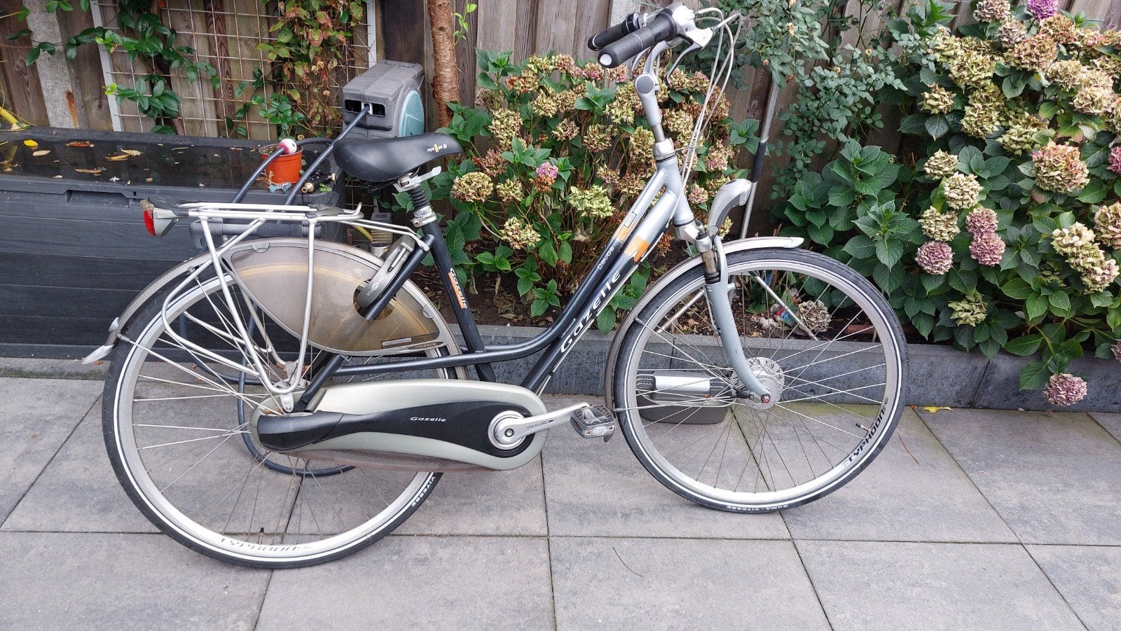 Gazelle Davos Damesfiets - 8 versnellingen, frame 49 cm, Ophalen, Terugtraprem, Gebruikt, 47 tot 50 cm