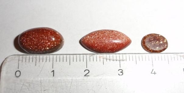 Cabochons Goudsteen, Ophalen of Verzenden, Zo goed als nieuw