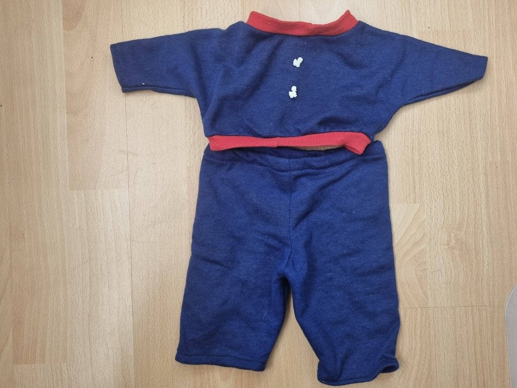 blauw rood poppen kleertjes, Ophalen of Verzenden, Gebruikt, Babypop
