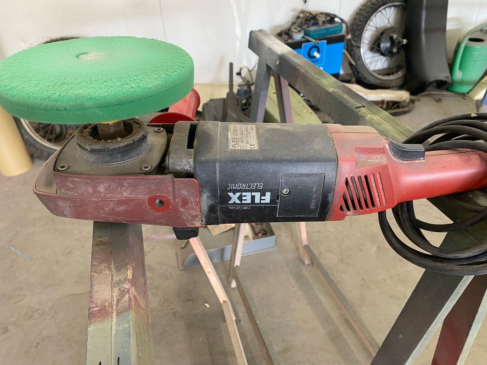 Flex poetsmachine LK 602 VV - Groot model, Doe-het-zelf en Verbouw, Gereedschap | Schuurmachines, Ophalen of Verzenden, Gebruikt