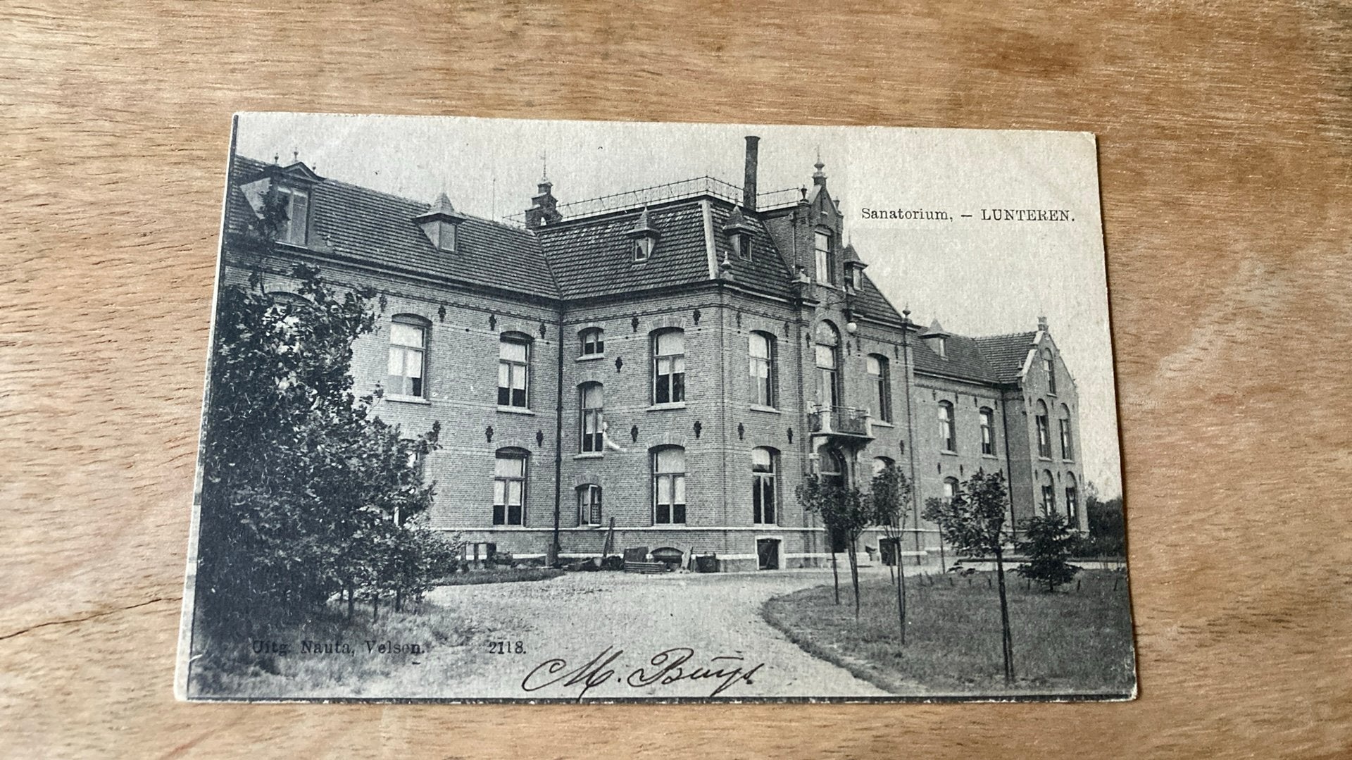 Oude ansichtkaarten Lunteren Sanatorium 1906, Ophalen of Verzenden, Voor 1920, Gelopen, Gelderland