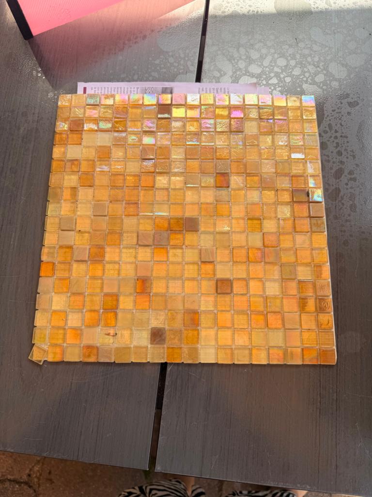 luxe glasmozaïek La Compagnia Dell'Oro Daffodil 30x30 cm, Ophalen, Overige materialen, Wandtegels, Nieuw