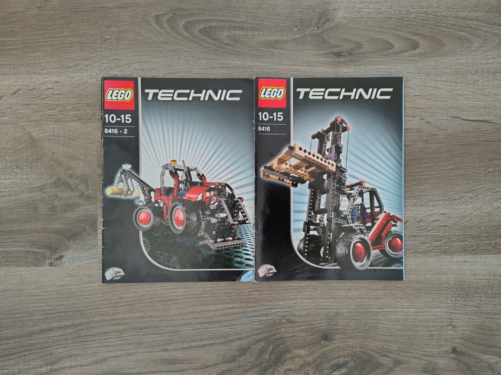 LEGO Technic 8416 - Vorkheftruck en Tractor (zonder doos), Ophalen of Verzenden, Gebruikt