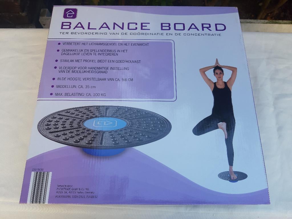 Balance Board with coordination base - improve balance, Sport en Fitness, Fitnessmaterialen, Nieuw, Balansbord, Benen, Rug, Ophalen