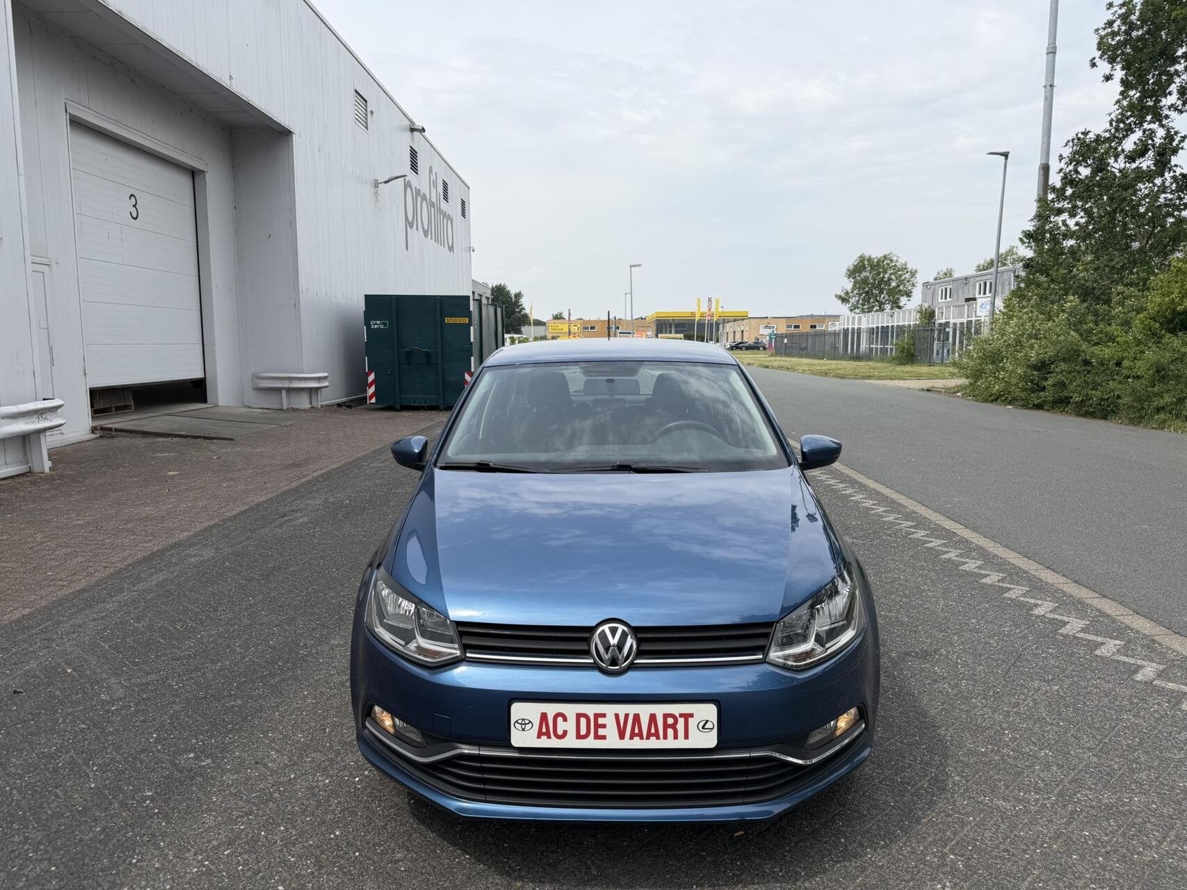 Volkswagen Polo 1.2 TSI Comfortline, Auto's, Euro 6, 4 cilinders, Blauw, Origineel Nederlands