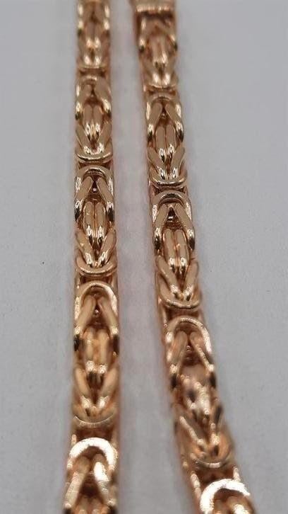 gouden Koningsketting 14kt, Sieraden, Tassen en Uiterlijk, Kettingen, Www.bredajuwelier.nl, Nieuw, Ophalen of Verzenden, Www.bredajuwelier.nl