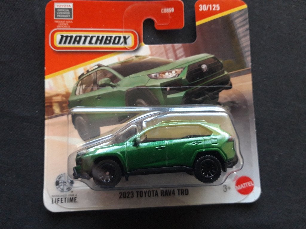 Matchbox Toyota RAV4 TRD 2023 groen, Ophalen of Verzenden, Nieuw, Auto