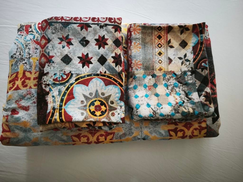 Dekbedovertrek Zouzou met twee slopen 200x220 vrijwel nieuw, Huis en Inrichting, Slaapkamer | Beddengoed, Ophalen of Verzenden