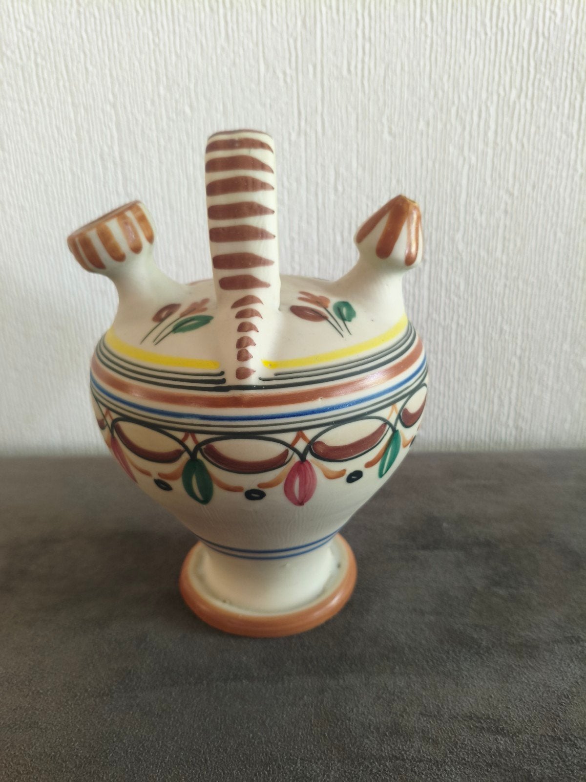 Vintage keramische waterkruik Sanguino, Toledo, Spanje, Antiek en Kunst, Antiek | Keramiek en Aardewerk, Ophalen of Verzenden