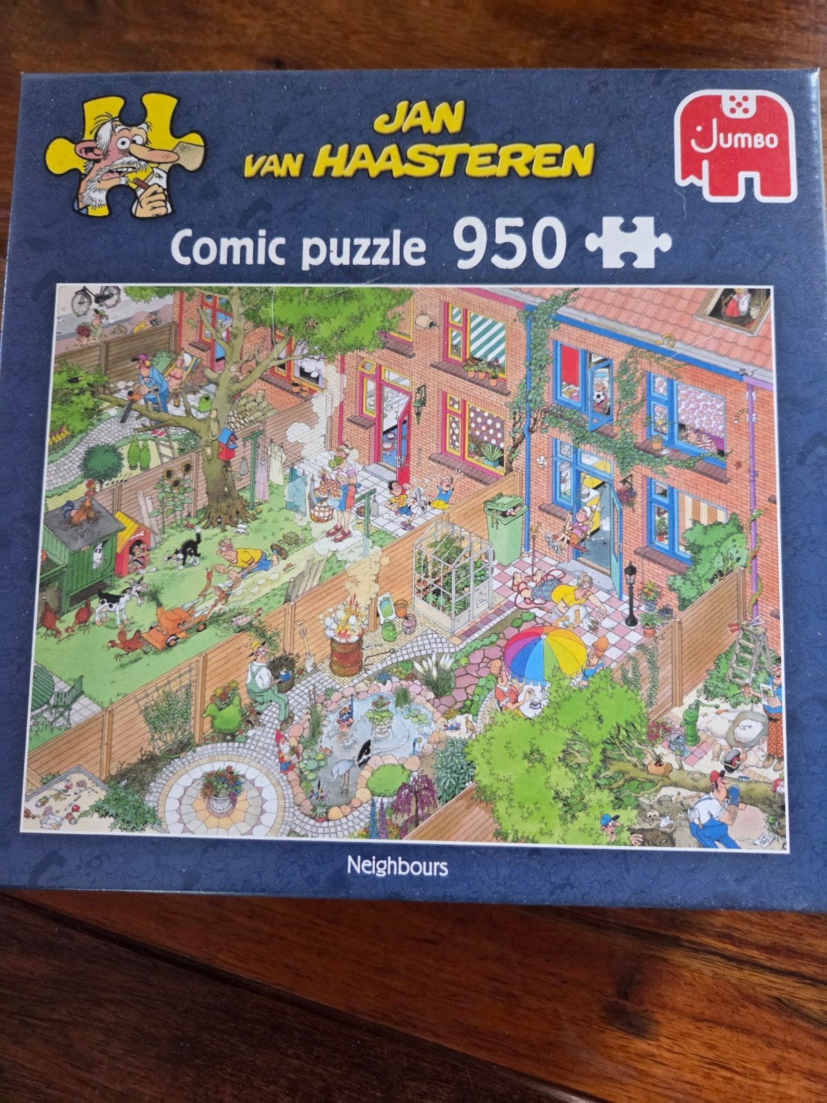 Jan van Haasteren - Neighbours 950 stukjes, Hobby en Vrije tijd, Ophalen, 500 t/m 1500 stukjes, Zo goed als nieuw, Legpuzzel