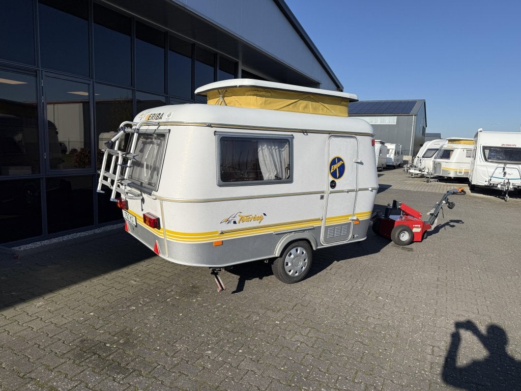 Eriba Touring Pan Jubilee Langslaper Luifel 750KG max BJ2002, Standaardzit, Tot en met 2, Bedrijf, 2 aparte bedden