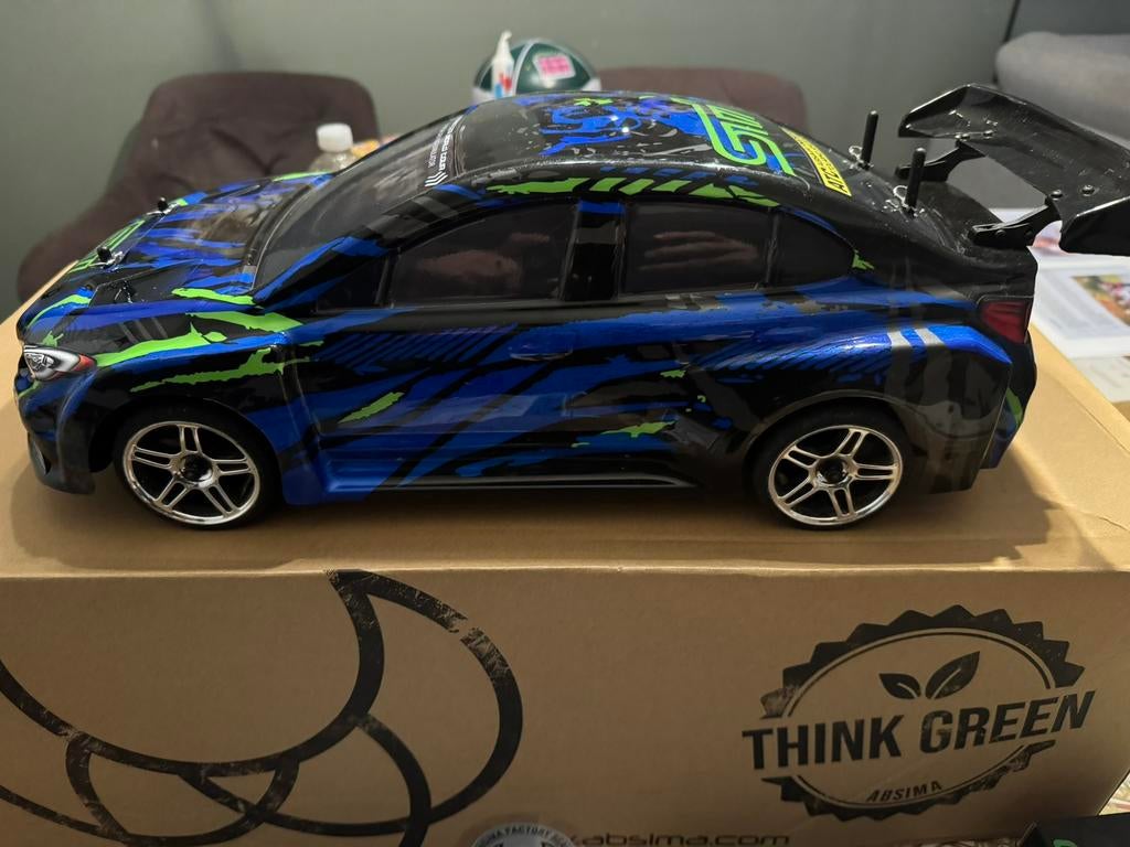 Absima ATC drift rc rtr 3.4 -V2 4w drive met zwaarde servo, Elektro, Ophalen of Verzenden, Zo goed als nieuw, Schaal 1:10