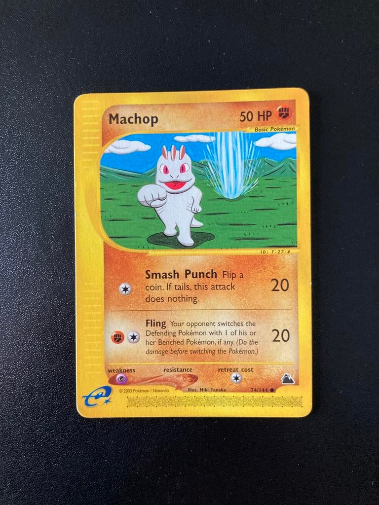 Pokemon kaart Machop, Ophalen of Verzenden