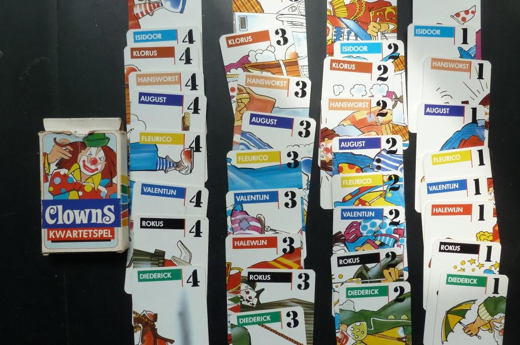 Kwartet. Clowns. Kwartet., Verzamelen, Verzenden, Zo goed als nieuw, Kwartet(ten)