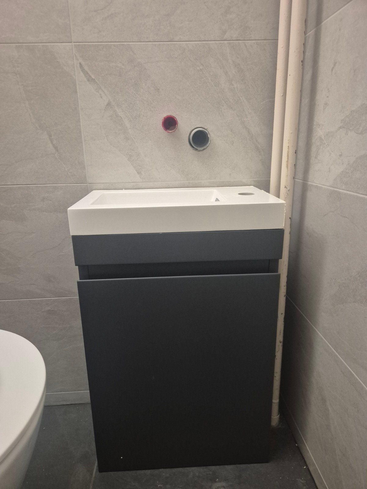 WC Meubel met kraan - Nieuw, Ophalen, Nieuw, Minder dan 100 cm, Wasbak of Wastafel
