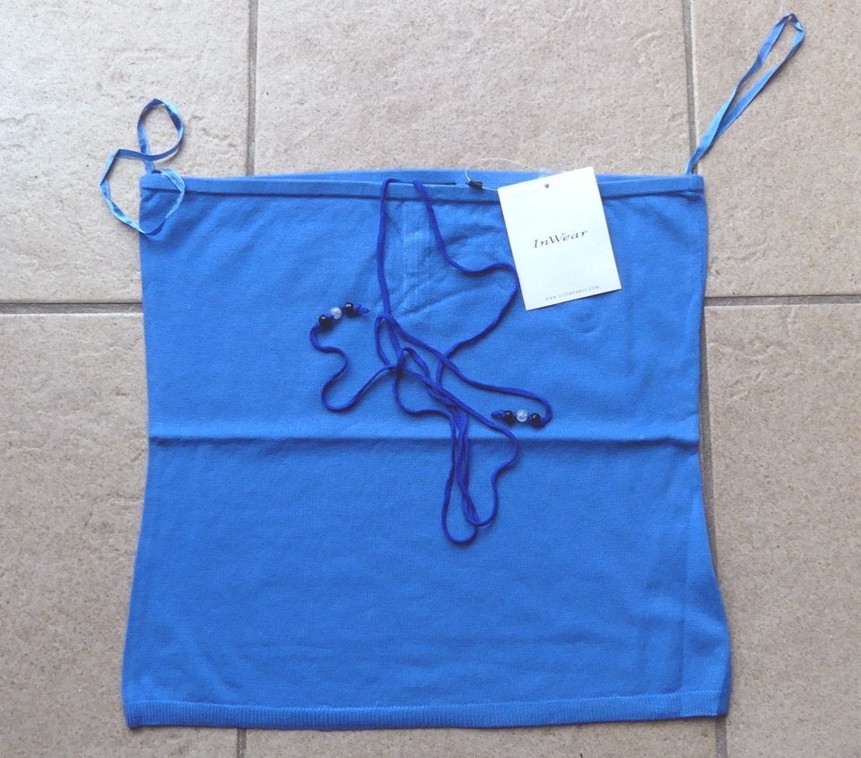 InWear top royal blue bandeau topje maat XL / 42 - NIEUW!, Kleding | Dames, Tops, Maat 38/40 (M), Blauw, Nieuw, Ophalen of Verzenden