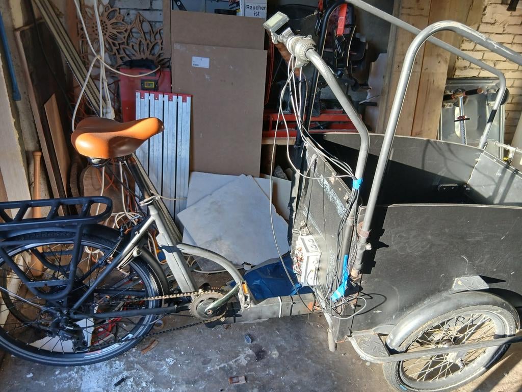 Elektrische bakfiets nieuwe motor, Ophalen of Verzenden, Gebruikt, 20 inch of meer