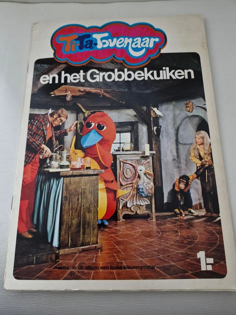 Ti-Ta Tovenaar en het Grobbekuiken Plaatjesalbum, Ophalen of Verzenden, Gelezen, Loek Kessels, Plaatjesalbum