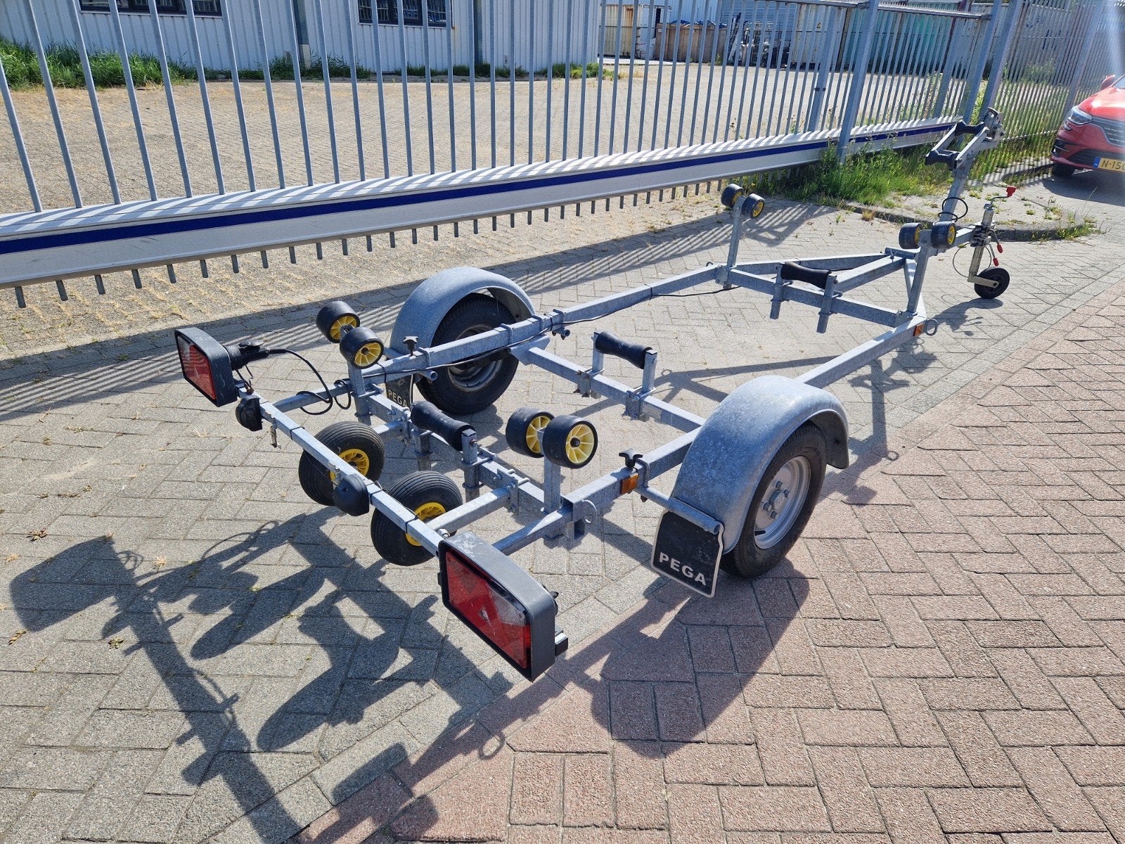 Pega SH 450 kanteltrailer in zéér goede staat!!!, Minder dan 1500 kg, Overige typen, Kantelbaar, Minder dan 6 meter