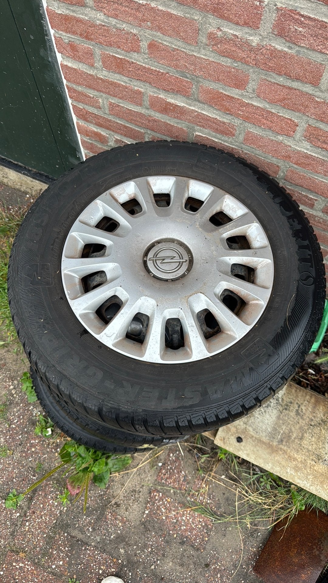 Stalen velgen 4x100 14 inch, Auto diversen, Wieldoppen, Ophalen, Zo goed als nieuw