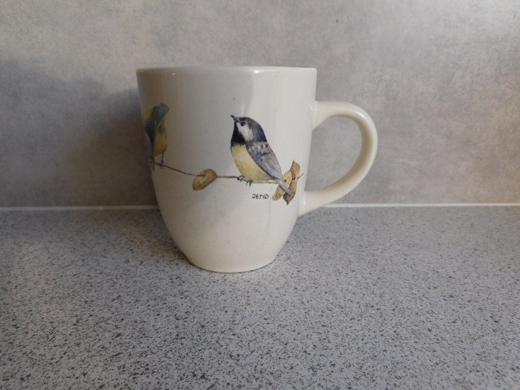 Mok 9,5x8 cm. Koolmees Pimpelmees JET by ter Steege, Huis en Inrichting, Keuken | Servies, Zo goed als nieuw, Overige stijlen