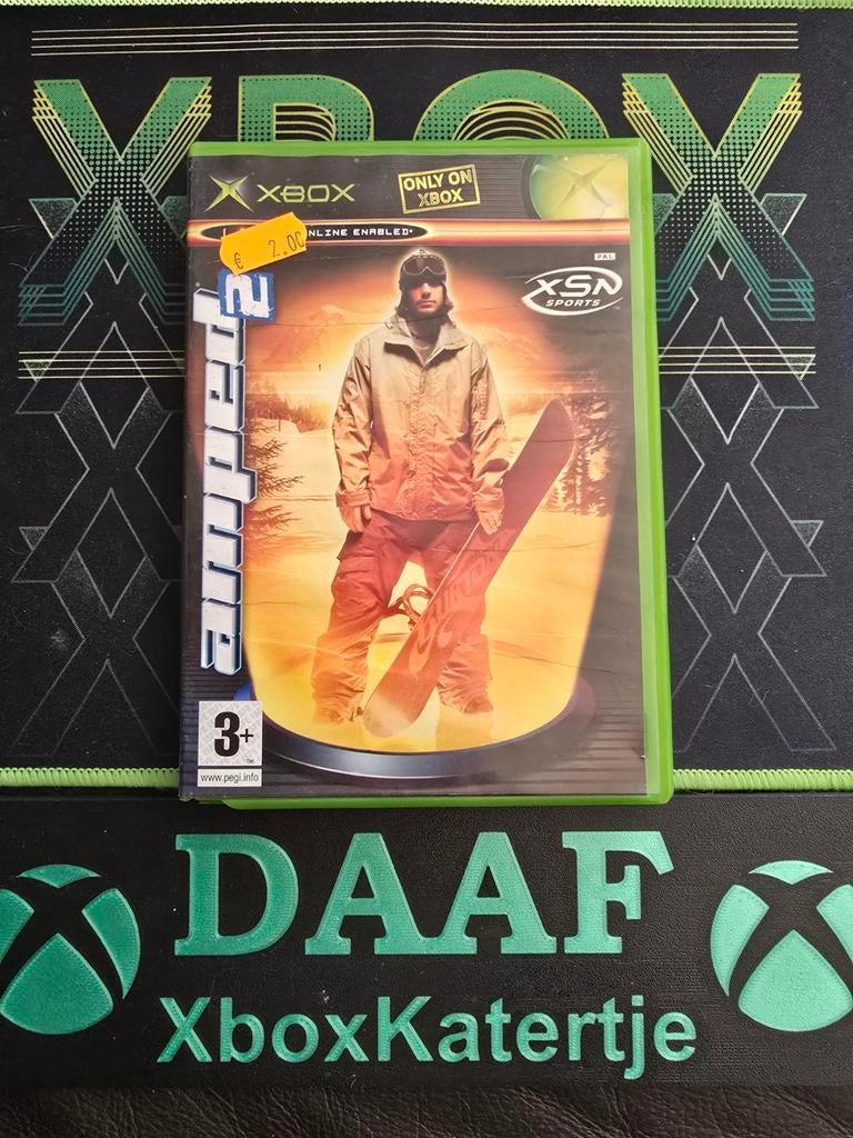Amped 2 (cover waterschade) - Xbox original, Gebruikt, 1 speler, Racen en Vliegen, Ophalen of Verzenden