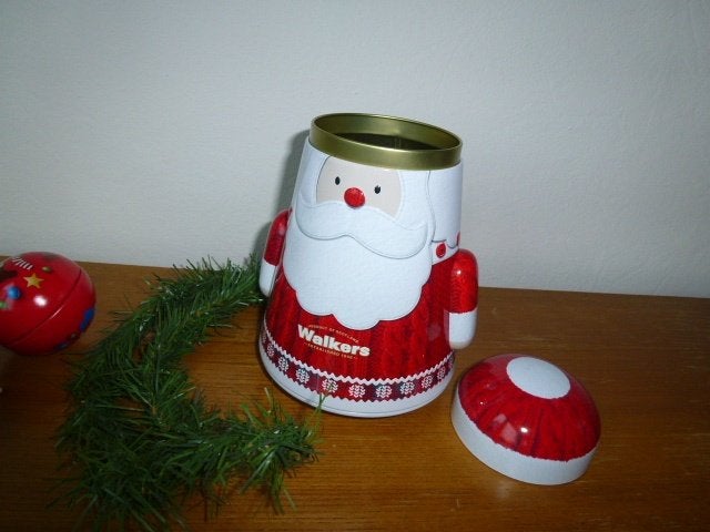 5  kerst sinterklaas candy container snoep containers, Ophalen of Verzenden, Zo goed als nieuw