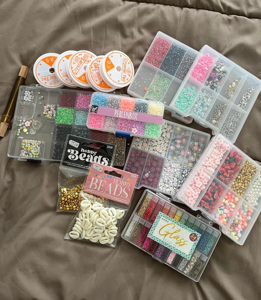 Kralen, sieraden set, Ophalen, Zo goed als nieuw, Kraal