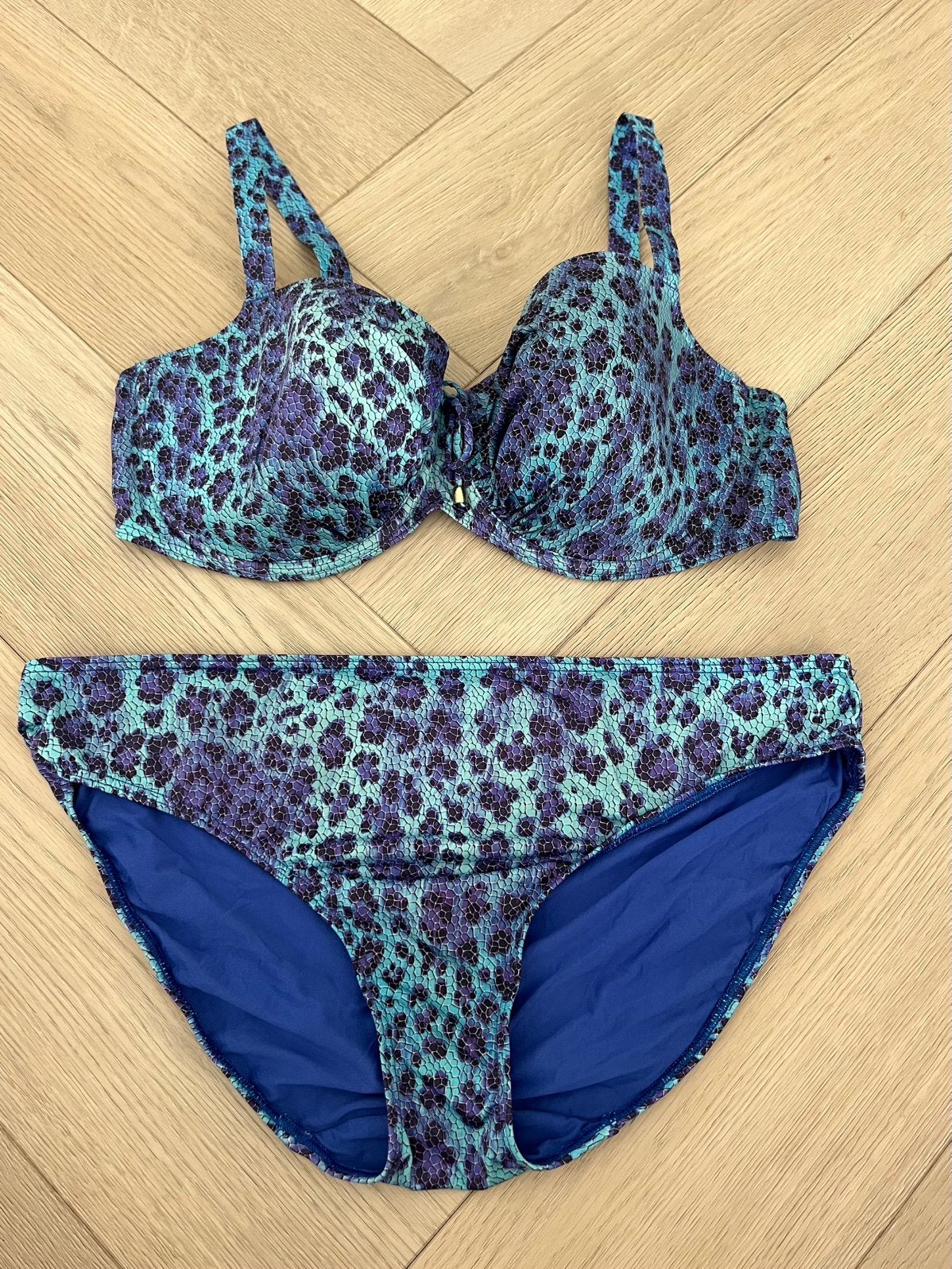 Prima Donna Swim Bikini 90D/46 Samba (LEES BESCHRIJVING), Zo goed als nieuw, Bikini, Verzenden, Blauw