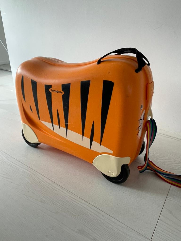Samsonite dreamrider kind tijger, Ophalen, Gebruikt